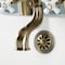 Kingston Brass Deck Mount Clawfoot Tub Faucet with Hand Shower, Antique Brass KS227PXAB - alternate 5